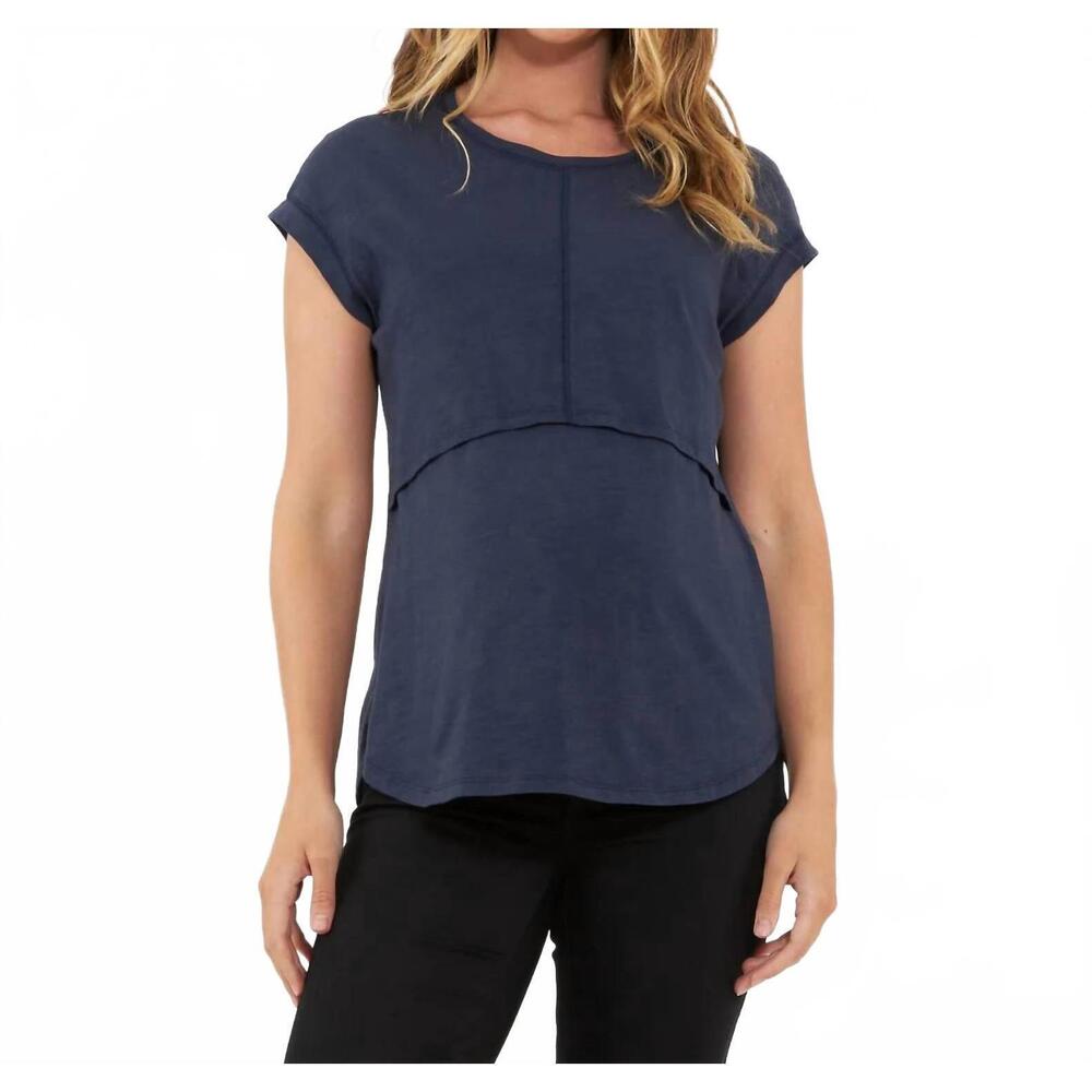 NEW RIPE richie nursing tee in indigo